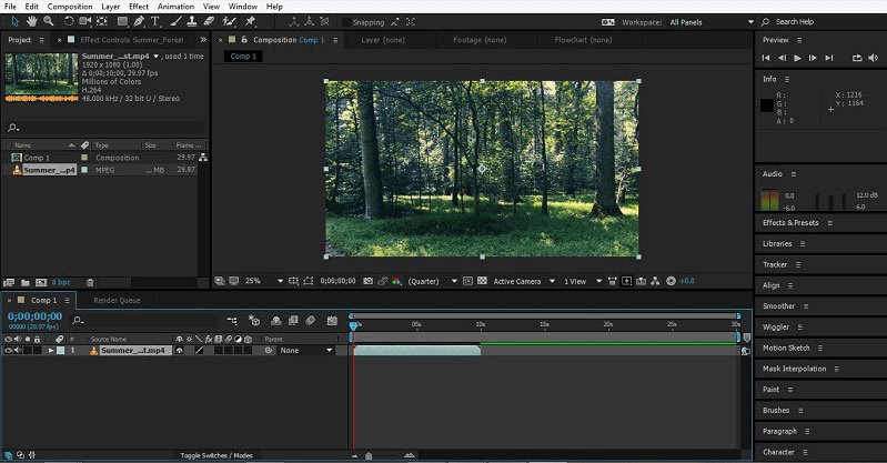 Group Layers In After Effect