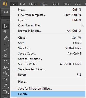 Importing, Exporting, and Saving Document in Illustrator