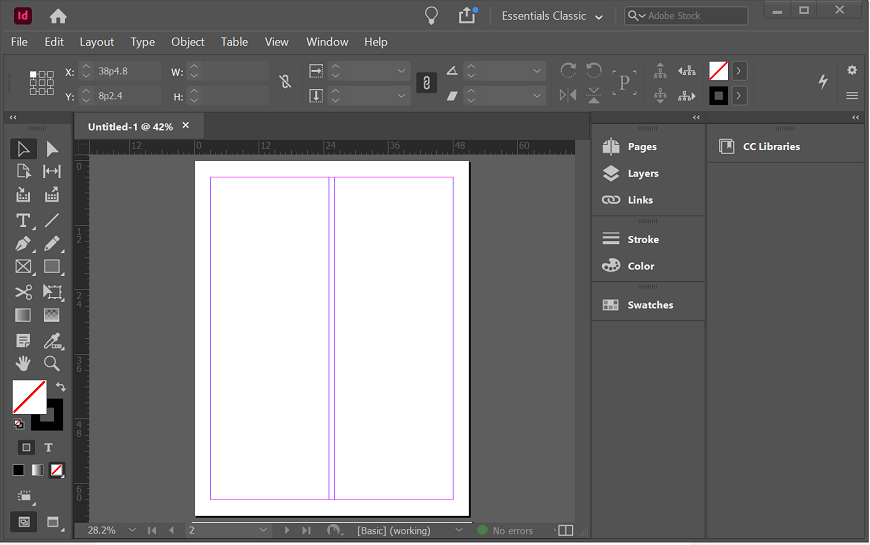 InDesign - Create the First Document
