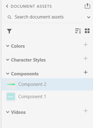 Components in Adobe XD