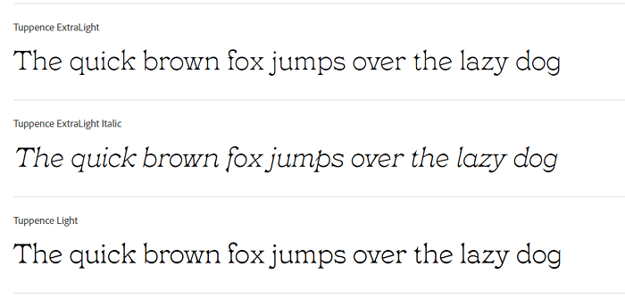 Fonts in Adobe XD