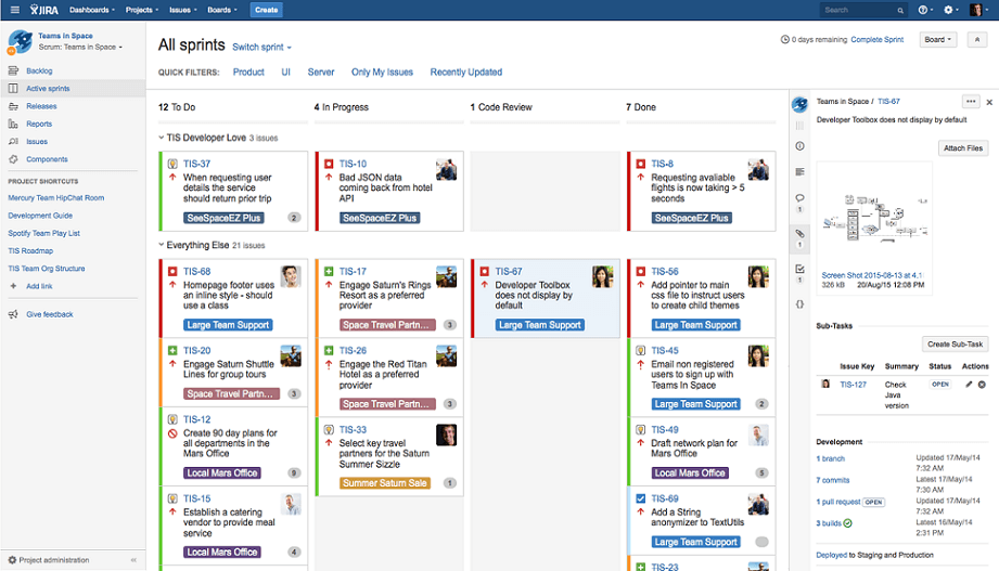 agile project management tools