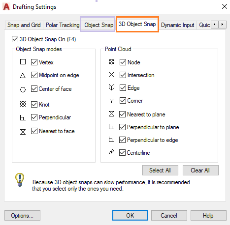 AutoCAD Drafting Settings