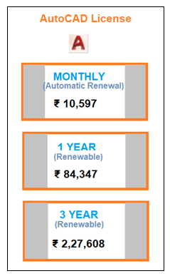 cost of autocad 2009