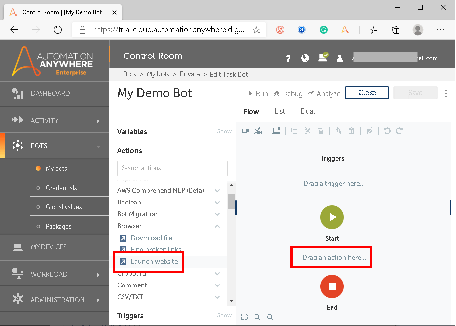 Automation Anywhere Tutorial