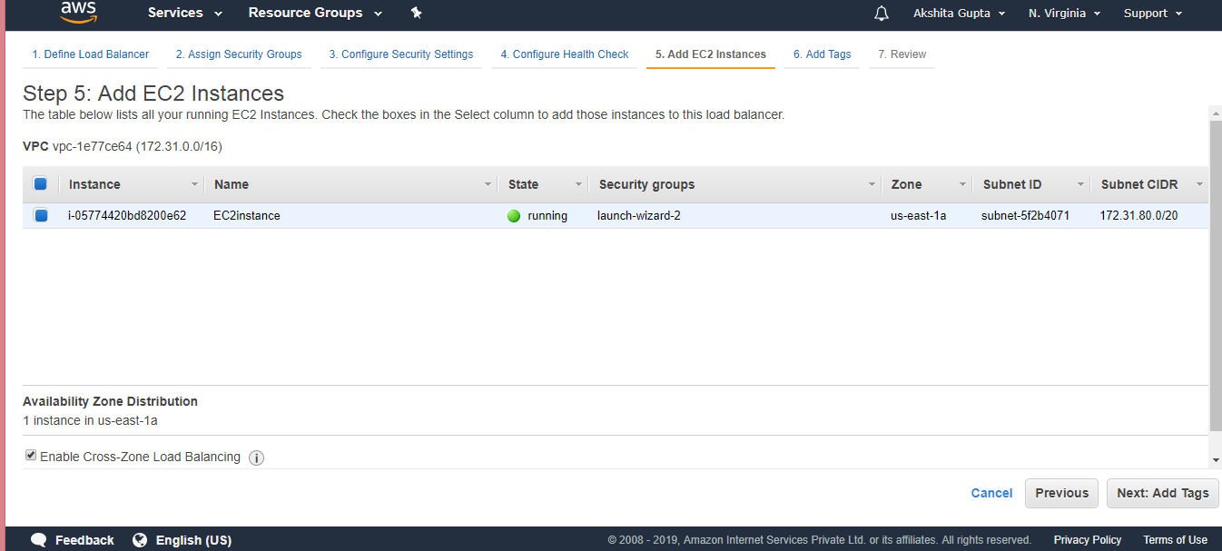 Creating Load Balancer