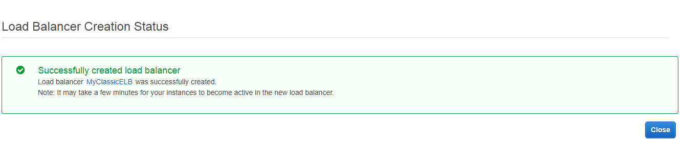 Creating Load Balancer