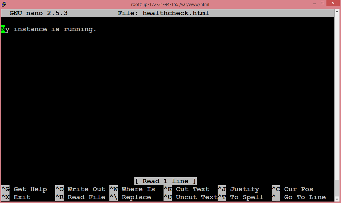 Creating Load Balancer