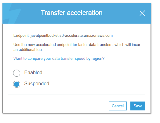 AWS S3 Transfer Acceleration