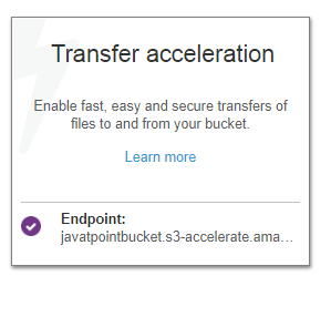 AWS S3 Transfer Acceleration