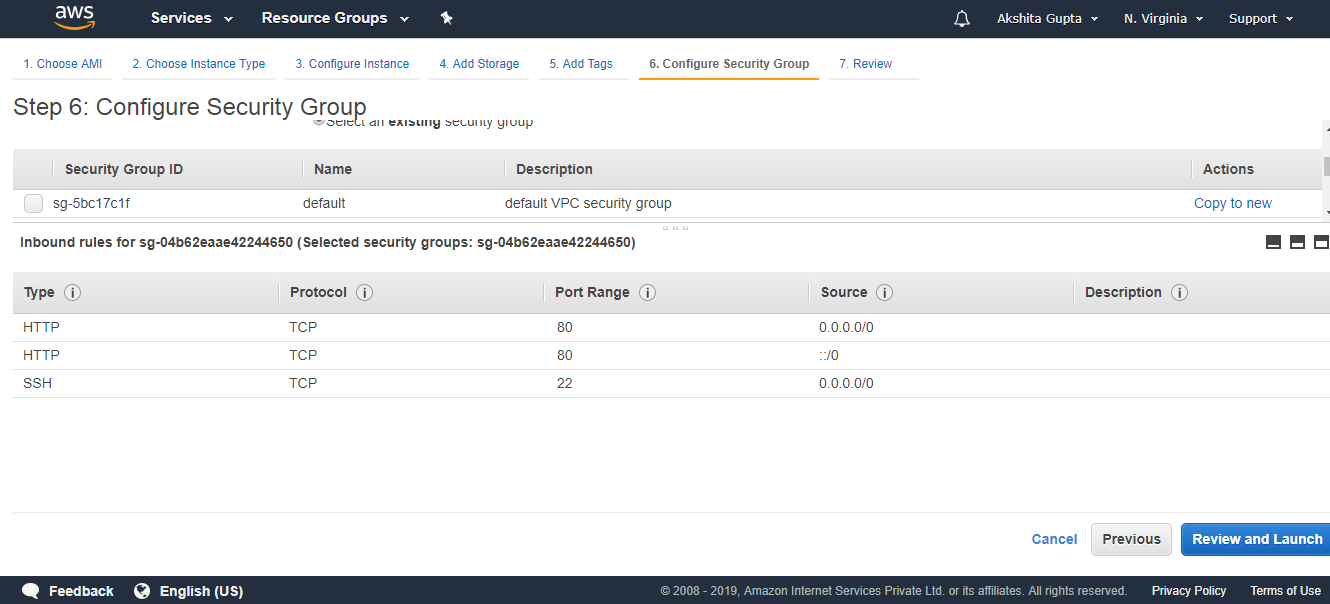 Creating an RDS Instance