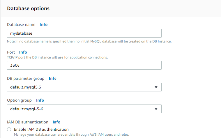 Creating an RDS Instance