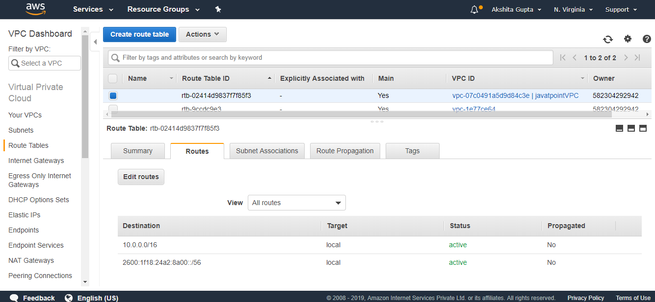 Creating your own custom VPC