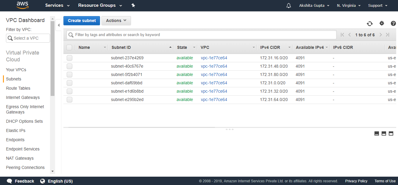 Creating your own custom VPC