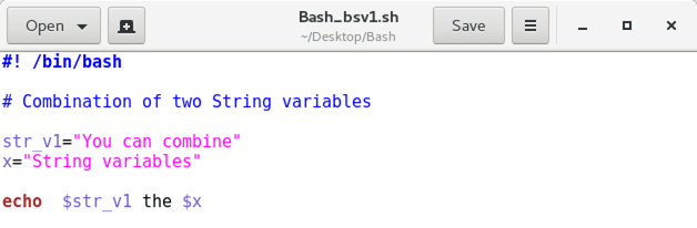 Bash Variables