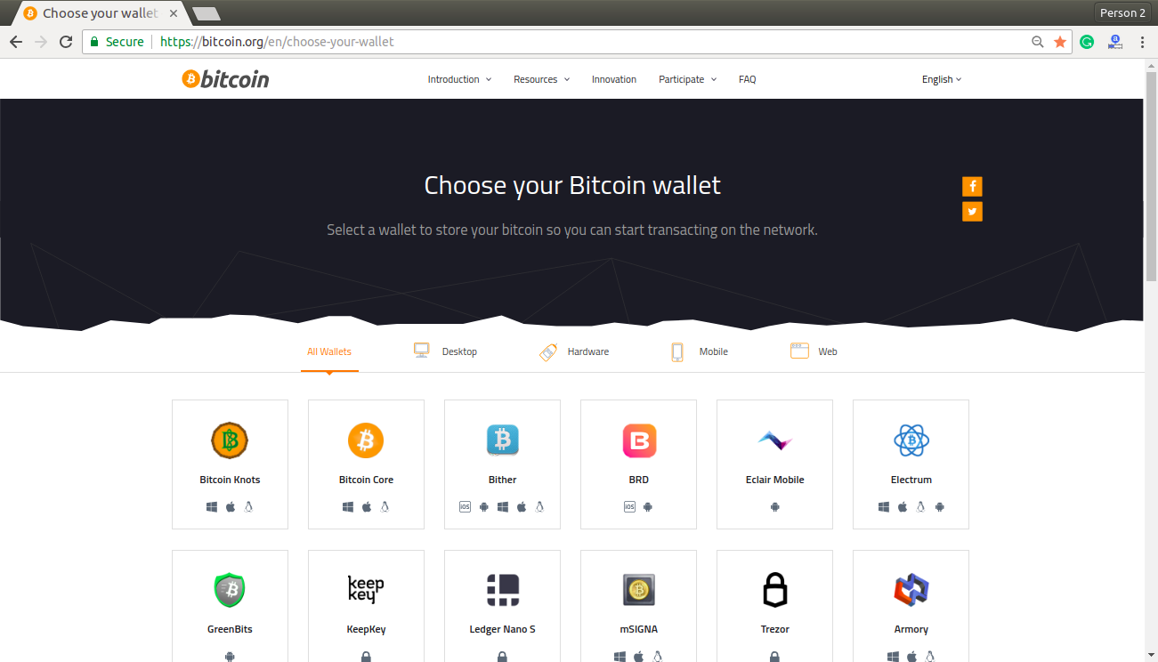 Choose a bitcoin wallet есть приватный ключ биткоин как проверить баланс