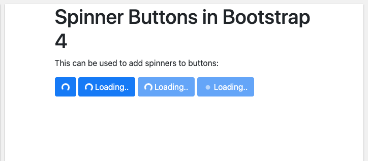 Bootstrap 4 - Buttons