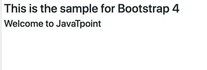 Bootstrap 4 - Environment Setup
