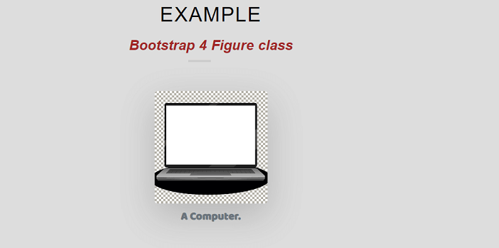 Bootstrap 4 Figure class