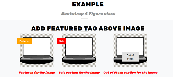 Bootstrap 4 Figure class