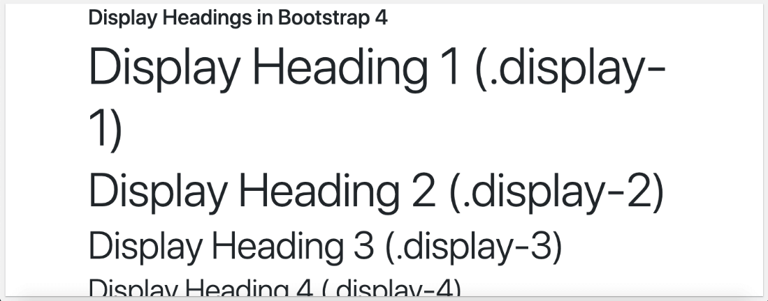 Bootstrap 4 - Text