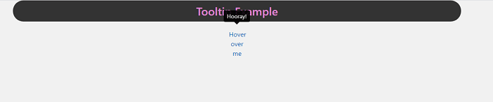 Bootstrap 4 tooltip