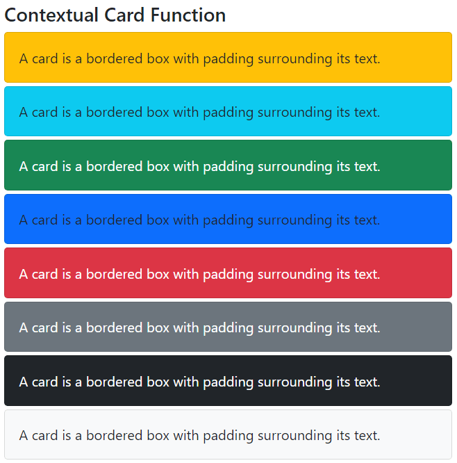 Bootstrap 5 Cards