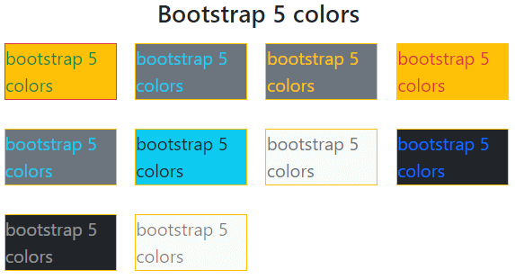 Bootstrap 5 utilities