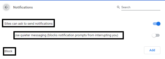 How to turn off notifications in Chrome
