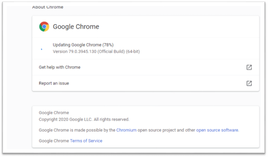 How to update Google chrome?
