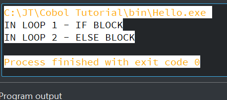 Cobol Conditional Statements Javatpoint