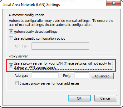 Use Proxy Servers with Internet Explorer - Browsers