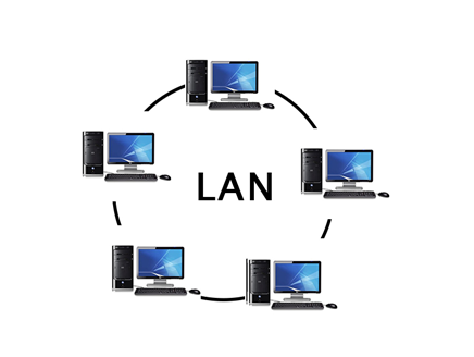 Ilustrasi Jaringan LAN