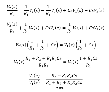 TRANSFER FUNCTION