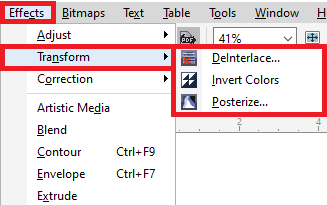 CorelDRAW Implementing with bitmaps