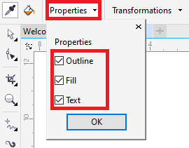 CorelDRAW Usage of Objects