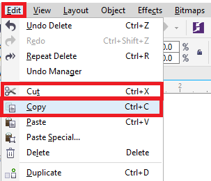 CorelDRAW Usage of Objects