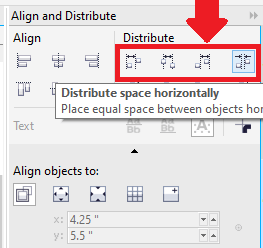 CorelDRAW Usage of Objects