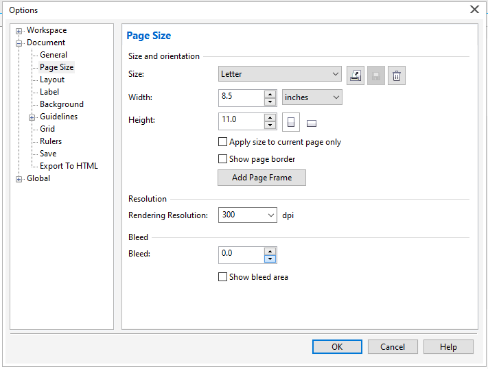 CorelDRAW Working with layout and pages tools - javatpoint