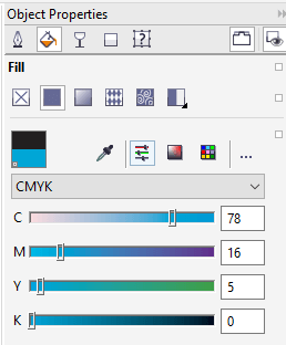 CorelDRAW Working with various Colors