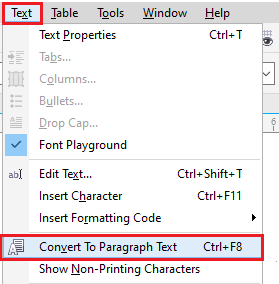 Manipulating and adding text in CorelDraw