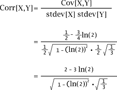 Linear Correlation in Discrete mathematics