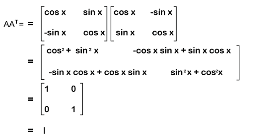 Orthogonal matrix in Discrete mathematics