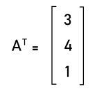 Row matrix in Discrete mathematics