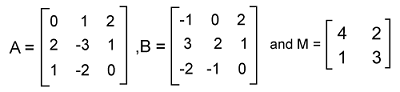 Subtraction of Matrix in Discrete mathematics