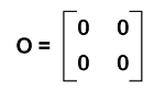 Zero matrix in Discrete mathematics