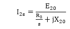 Equivalent circuit of an Induction Motor