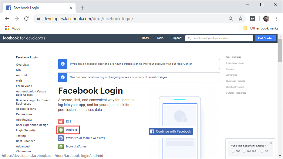 Firebase: Facebook Sign-In Authentication