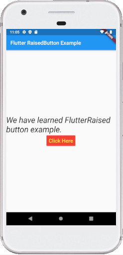 Flutter Buttons