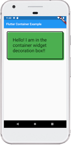 Flutter Container - Javatpoint